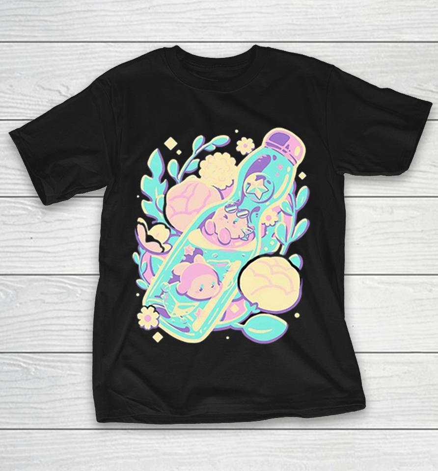 Cute Animals Sleeping In Bottle Floral Kawaii Pastel Art Shirts 1 Cute Animals Sleeping In Bottle Floral Kawaii Pastel Art Shirts