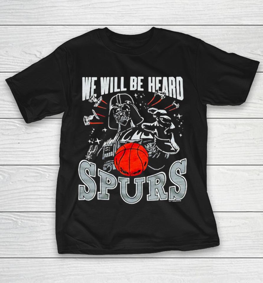 Darth Vader San Antonio Spurs Nba We Will Be Heard Star Wars Basketball Fan Shirts 1 Darth Vader San Antonio Spurs Nba We Will Be Heard Star Wars Basketball Fan Shirts