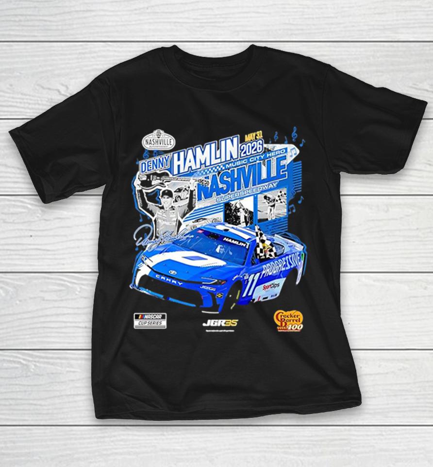 Denny Hamlin Nashville Superspeedway Cracker Barrel 400 Nascar Cup Series 2026 Shirts 1 Denny Hamlin Nashville Superspeedway Cracker Barrel 400 Nascar Cup Series 2026 Shirts