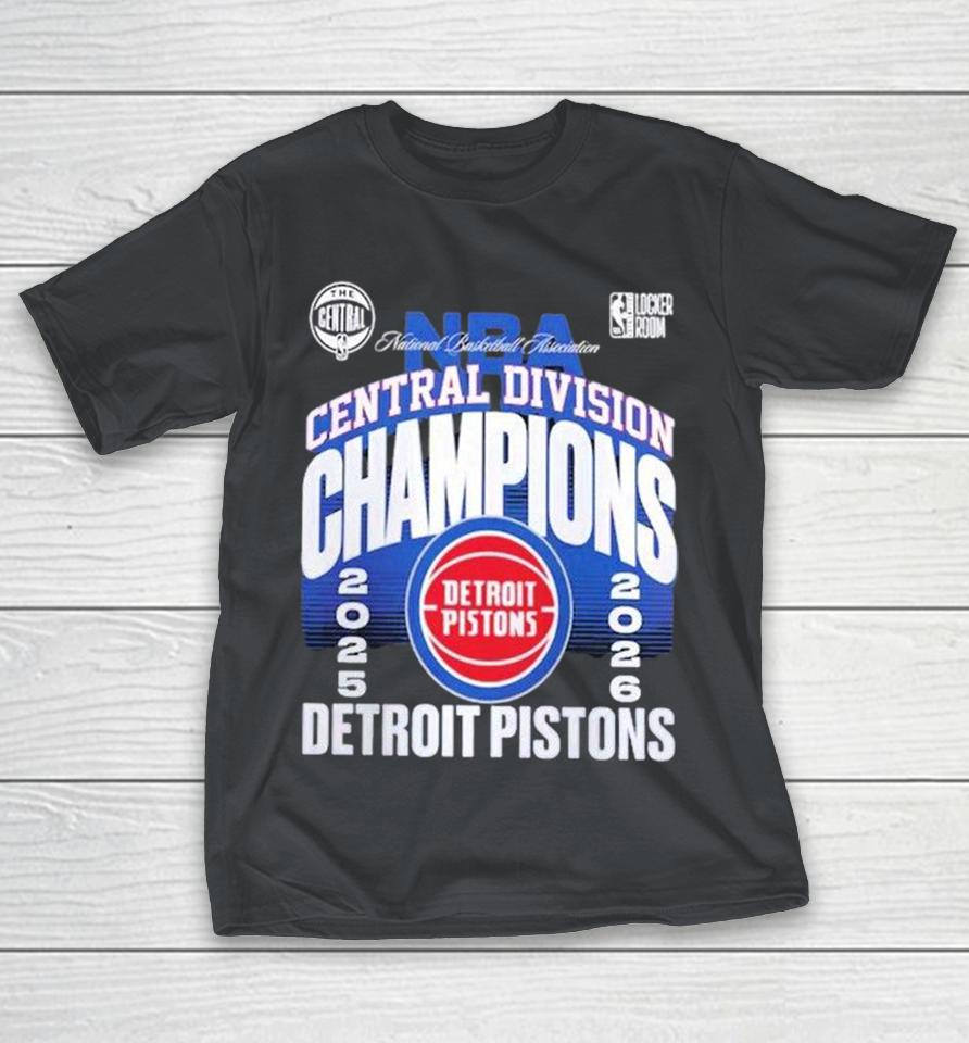 Detroit Pistons 2026 Nba Central Division Champions Locker Room The Pacific Shirts 1 Detroit Pistons 2026 Nba Central Division Champions Locker Room The Pacific Shirts