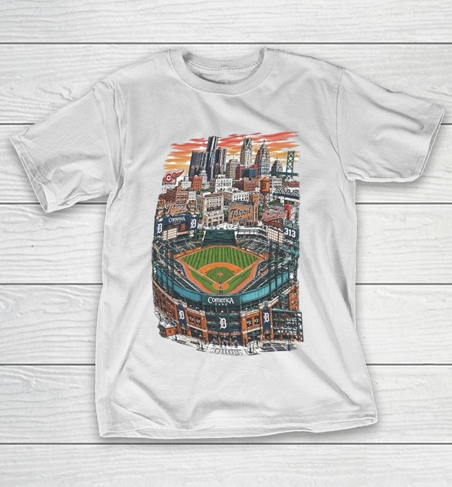 Detroit Tigers Motor City Ballpark Stadium Shirts 1 Detroit Tigers Motor City Ballpark Stadium Shirts