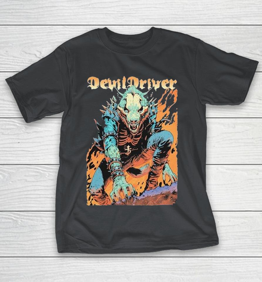 Devildriver Fire Hyena Shirts 1 Devildriver Fire Hyena Shirts