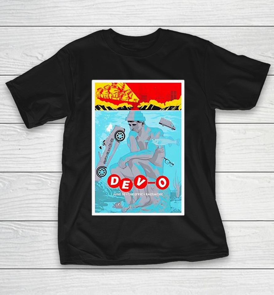 Devo June The Lyric Baltimore Concert Poster Art Shirts 1 Devo June The Lyric Baltimore Concert Poster Art Shirts