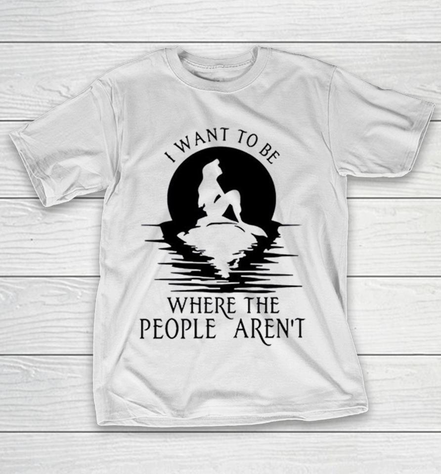 Disney Ariel Introvert Mermaid Silhouette Where The People Aren’t Shirts 1 Disney Ariel Introvert Mermaid Silhouette Where The People Aren’t Shirts