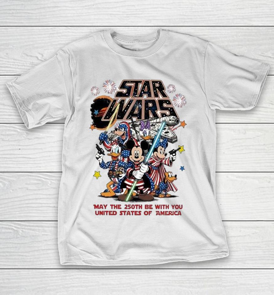 Disney Star Wars May The 250Th Be With You United States Of America 1776 2026 Shirts 1 Disney Star Wars May The 250Th Be With You United States Of America 1776 2026 Shirts