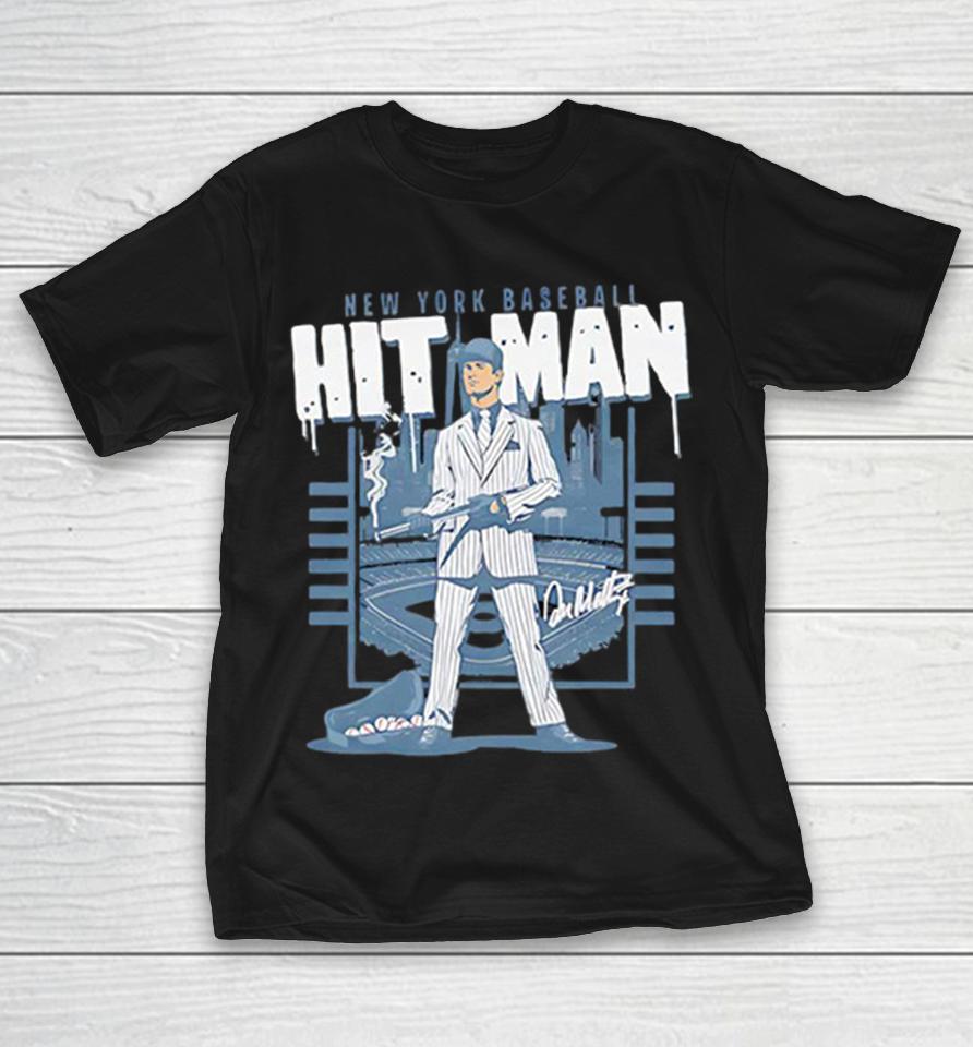 Don Mattingly New York Yankees Hitman Caricature Graphic Shirts 1 Don Mattingly New York Yankees Hitman Caricature Graphic Shirts
