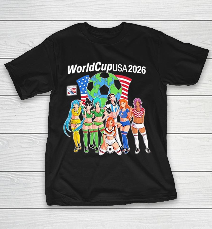 Dragon Ball Women Characters X World Cup Usa 2026 Shirts 1 Dragon Ball Women Characters X World Cup Usa 2026 Shirts