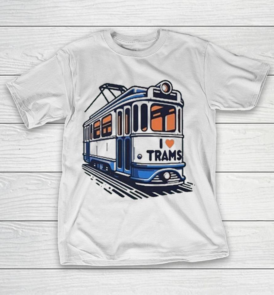 Dutch Tram Love Vintage Blue I Love Trams Shirts 1 Dutch Tram Love Vintage Blue I Love Trams Shirts
