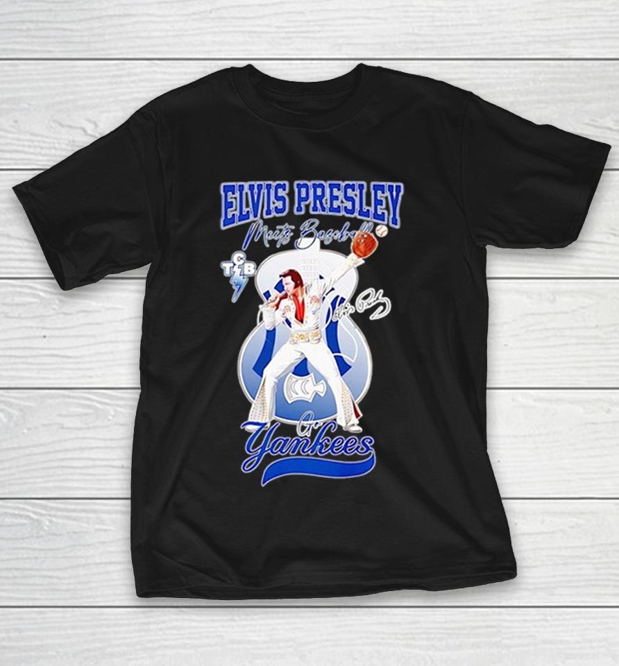Elvis Presley New York Yankees Meets Baseball Guitar Go Tcb Shirts 1 Elvis Presley New York Yankees Meets Baseball Guitar Go Tcb Shirts