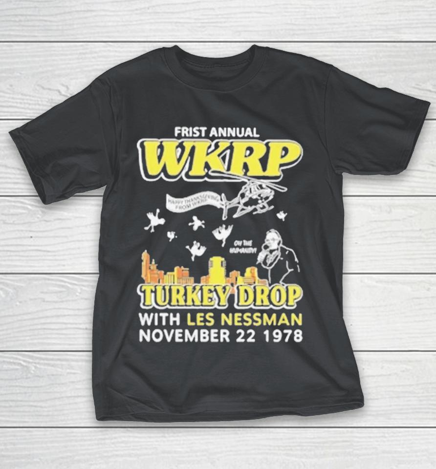 First Annual Wkrp Turkey Drop With Les Nessman November 22 1978 Shirts 1 First Annual Wkrp Turkey Drop With Les Nessman November 22 1978 Shirts