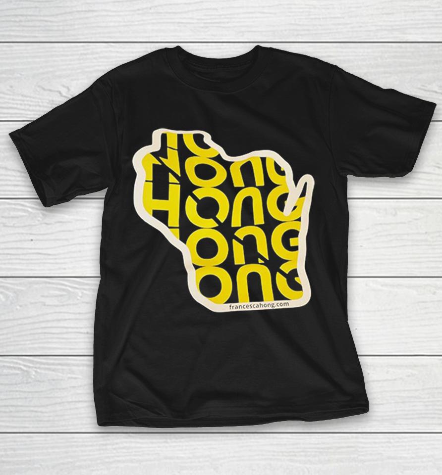 Francesca Hong Wisconsin State Map Shirts 1 Francesca Hong Wisconsin State Map Shirts