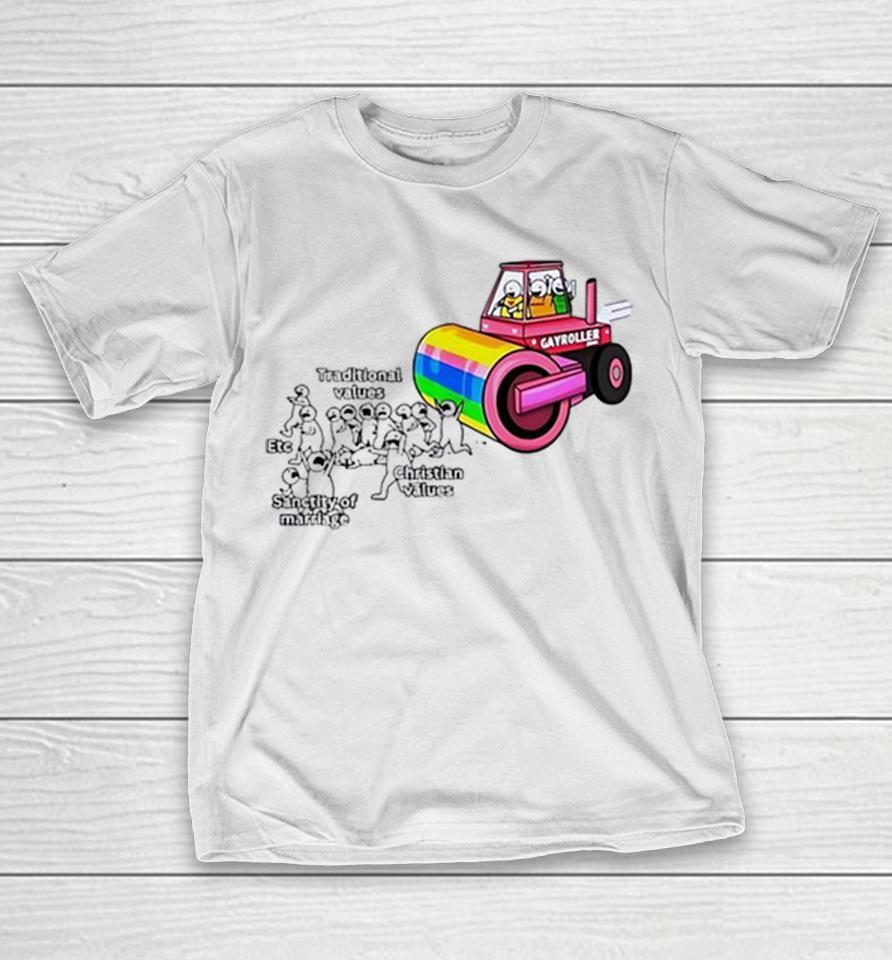Gayroller Rainbow Steamroller Lgbtq Pride Funny Shirts 1 Gayroller Rainbow Steamroller Lgbtq Pride Funny Shirts