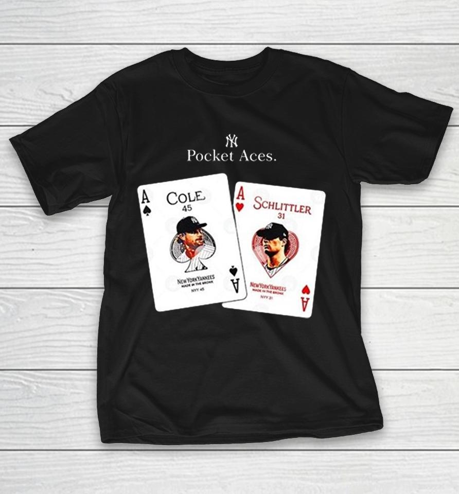 Gerrit Cole Schlittler New York Yankees Pocket Aces Graphic Shirts 1 Gerrit Cole Schlittler New York Yankees Pocket Aces Graphic Shirts