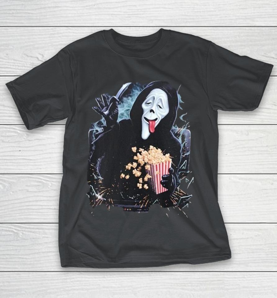 Ghostface Spoof Scary Munchies Shirts 1 Ghostface Spoof Scary Munchies Shirts