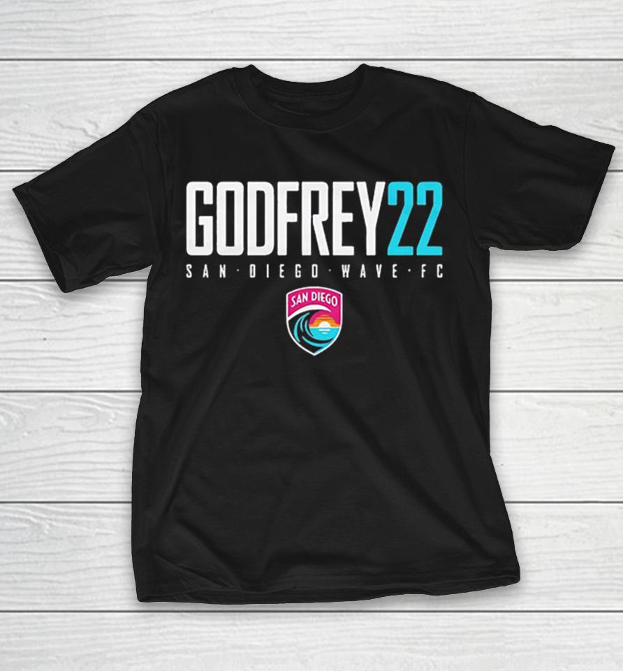 Godfrey 22 San Diego Wave Fc National Women Soccer League Nwsl Official Shirts 1 Godfrey 22 San Diego Wave Fc National Women Soccer League Nwsl Official Shirts