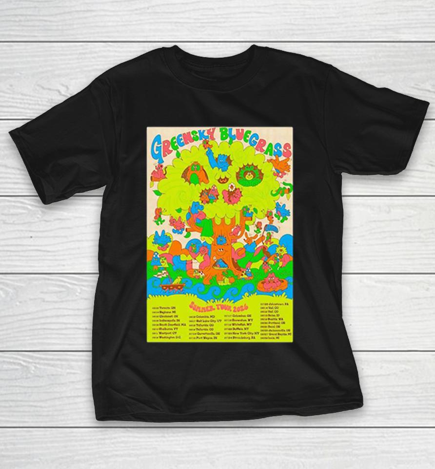 Greensky Bluegrass Summer Tour 2024 Toronto Saginaw Cincinnati Indianapolis Shirts 1 Greensky Bluegrass Summer Tour 2024 Toronto Saginaw Cincinnati Indianapolis Shirts