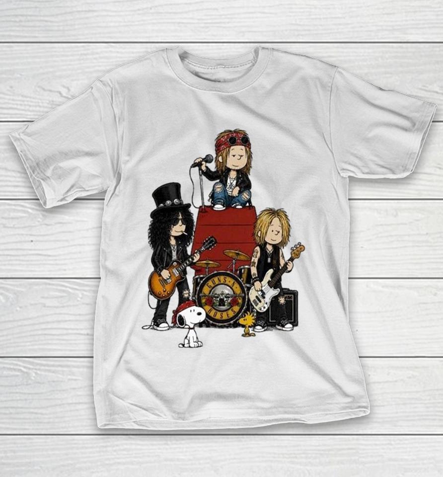 Guns N’ Roses X Snoopy Welcome To The Doghouse Shirts 1 Guns N’ Roses X Snoopy Welcome To The Doghouse Shirts
