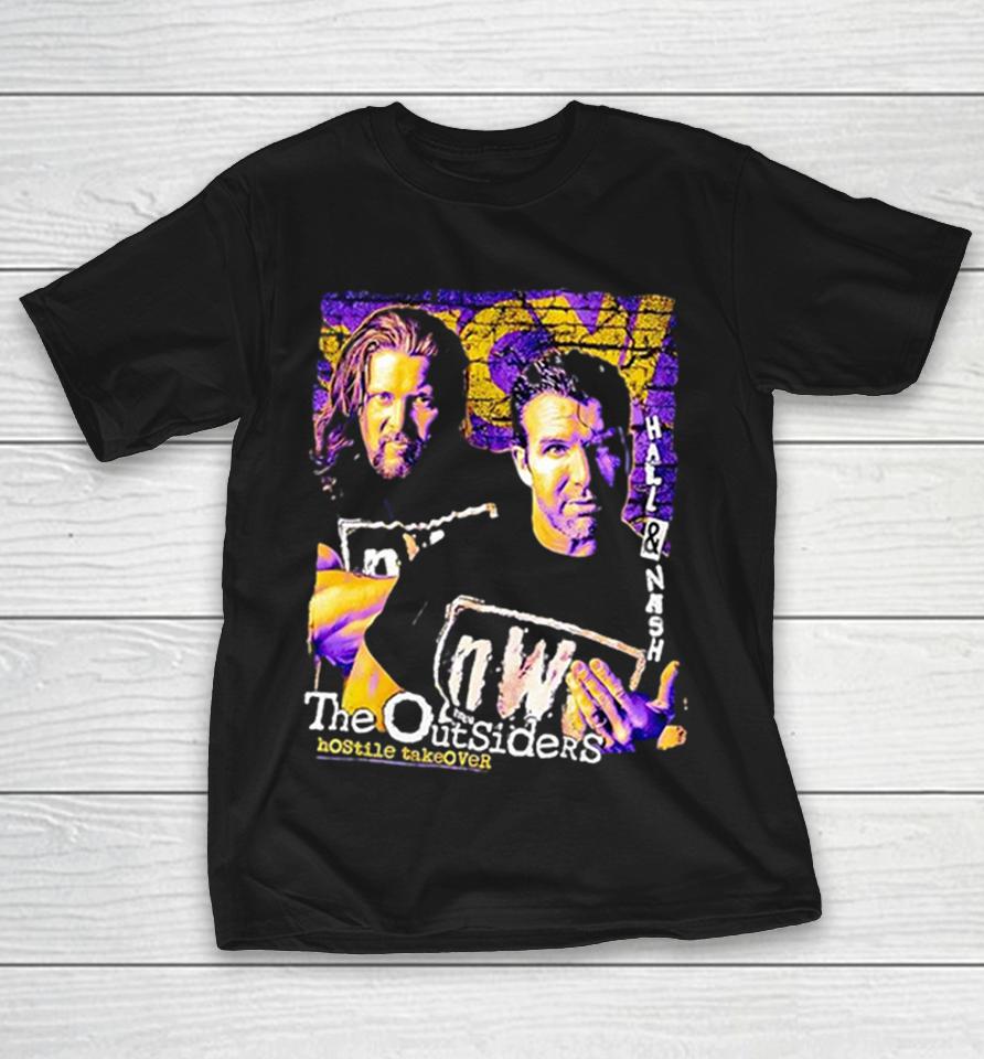 Hall Nash The Outsiders Nwo Hostile Takeover Wrestlers Portrait Shirts 1 Hall Nash The Outsiders Nwo Hostile Takeover Wrestlers Portrait Shirts
