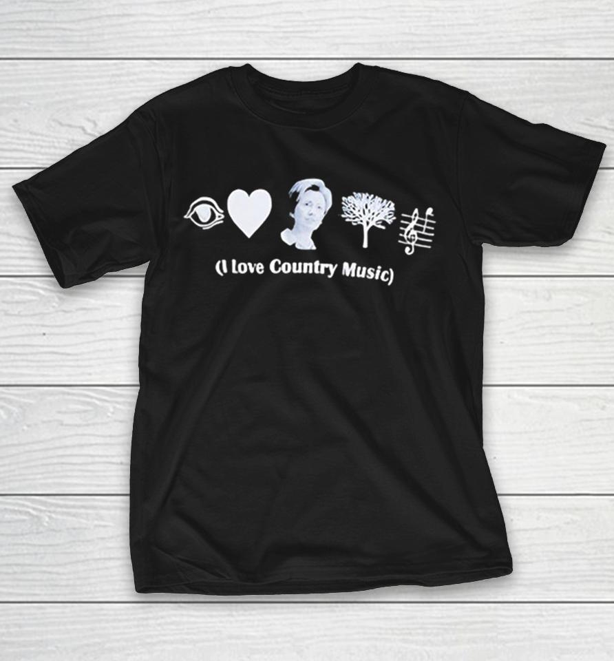 Hillary Clinton Eye Heart Leader Politician Portrait I Love Country Music Shirts 1 Hillary Clinton Eye Heart Leader Politician Portrait I Love Country Music Shirts