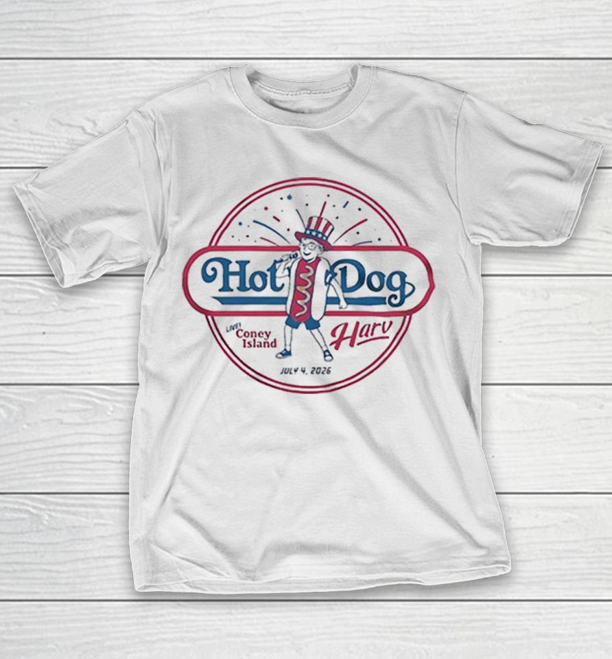 Hot Dog Harv Live Coney Island July 4 2026 Jalen Brunson New York Knicks Shirts 1 Hot Dog Harv Live Coney Island July 4 2026 Jalen Brunson New York Knicks Shirts