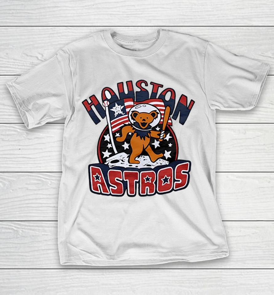 Houston Astros X Grateful Dead Dancing Bear Astronau Shirts 1 Houston Astros X Grateful Dead Dancing Bear Astronau Shirts