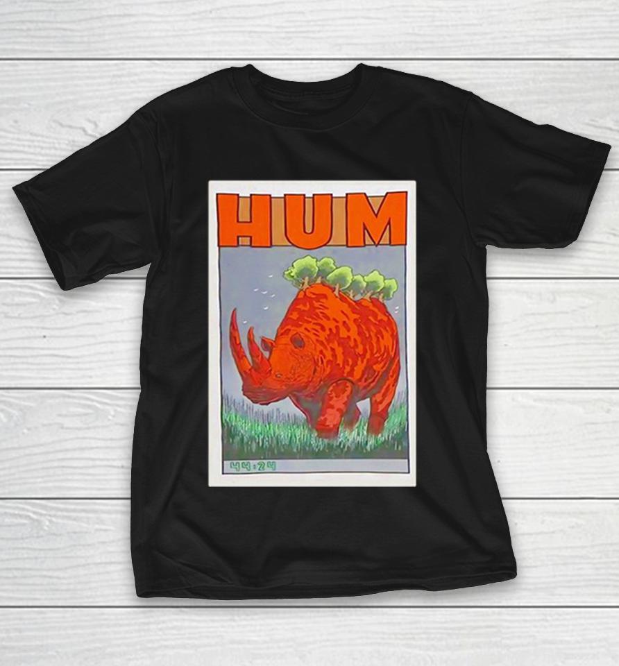 Hum 44 24 Rhino Forest Illustration Band Tour Music Poster Indie Rock Music Shirts 1 Hum 44 24 Rhino Forest Illustration Band Tour Music Poster Indie Rock Music Shirts