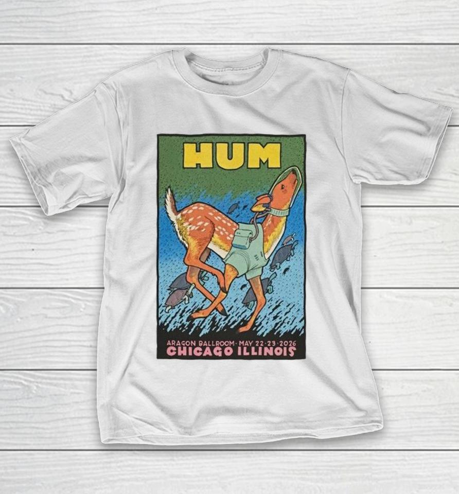 Hum Tour Chicago Illinois May 22-23, 2026 Deer Shirts 1 Hum Tour Chicago Illinois May 22-23, 2026 Deer Shirts