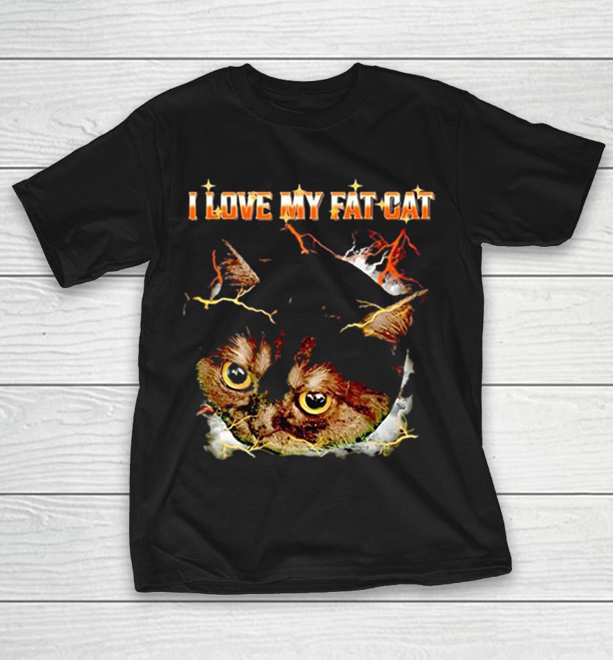 I Love My Fat Cat Lightning Storm Aesthetic Internet Meme Animal Lover Shirts 1 I Love My Fat Cat Lightning Storm Aesthetic Internet Meme Animal Lover Shirts