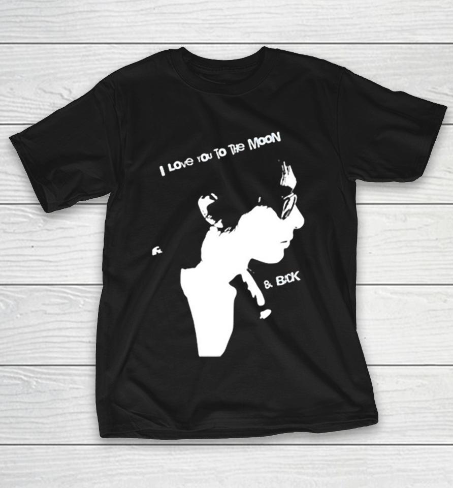 I Love You To The Moon And Back Silhouette Side Profile Glasses Shirts 1 I Love You To The Moon And Back Silhouette Side Profile Glasses Shirts