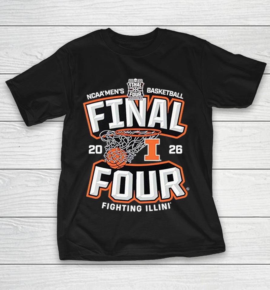 Illinois Fighting Illini 2026 Ncaa Final Four Basketball Indianapolis Tournament Shirts 1 Illinois Fighting Illini 2026 Ncaa Final Four Basketball Indianapolis Tournament Shirts