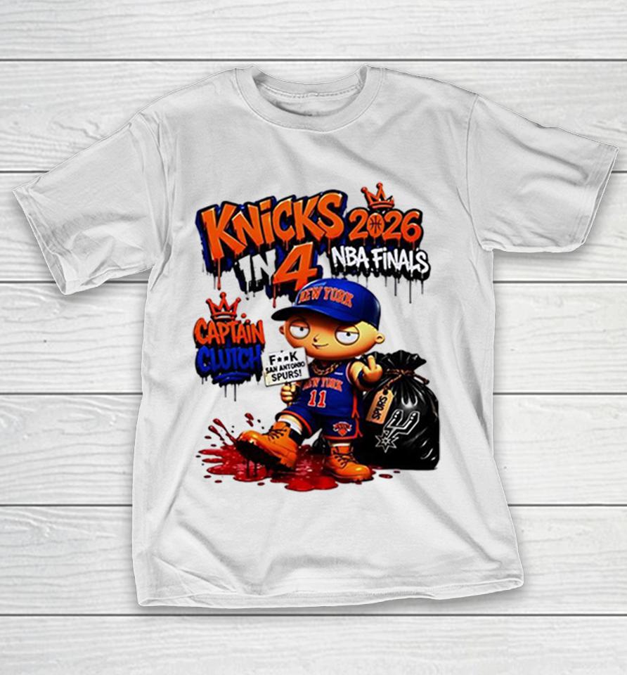 In 4 Captain Clutch Jalen Brunson Stewie Griffin Middle Finger Anti San Antonio Spurs Finals 2026 Shirts 1 In 4 Captain Clutch Jalen Brunson Stewie Griffin Middle Finger Anti San Antonio Spurs Finals 2026 Shirts
