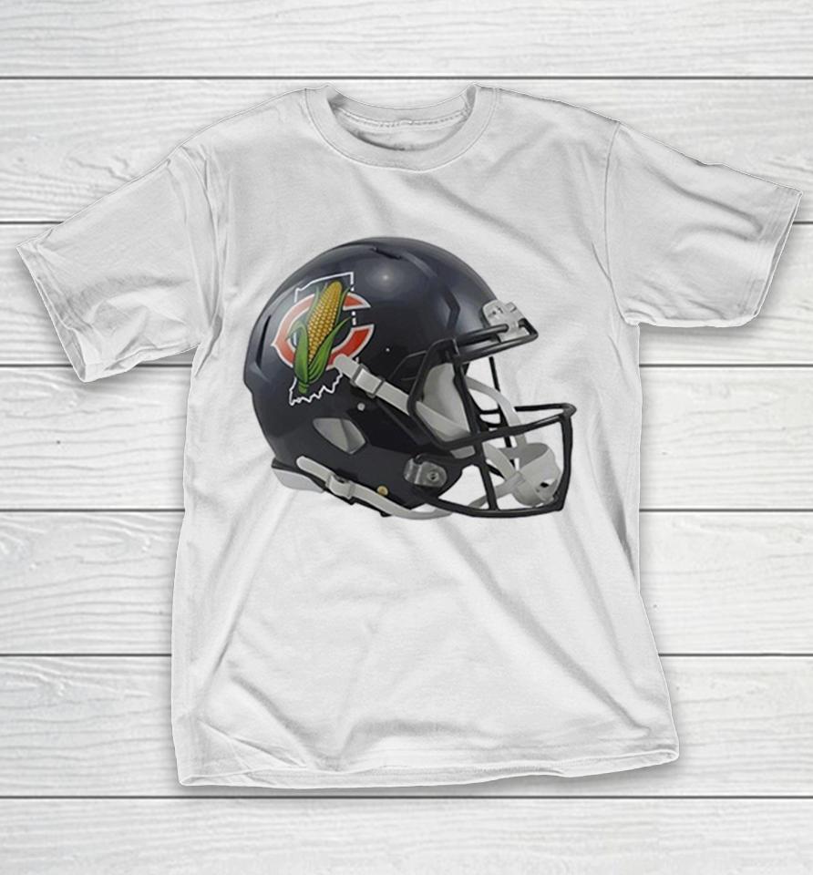 Indiana Corn Chicago Bears Helmet Logo Parody Football Design Custom Sports Shirts 1 Indiana Corn Chicago Bears Helmet Logo Parody Football Design Custom Sports Shirts
