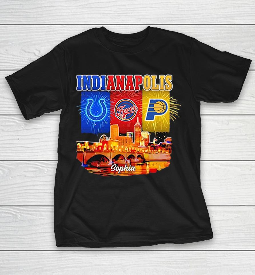 Indianapolis Colts Fever Pacers City Skyline Sophia Shirts 1 Indianapolis Colts Fever Pacers City Skyline Sophia Shirts