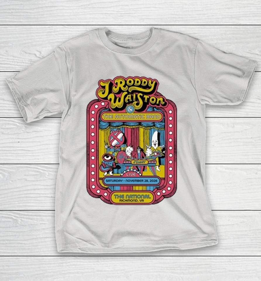 J Roddy Walston Richmond The National 28 November 2026 Shirts 1 J Roddy Walston Richmond The National 28 November 2026 Shirts