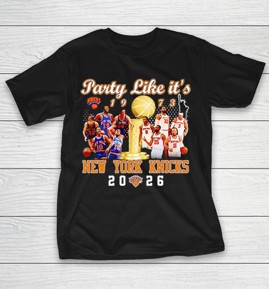 Jalen Brunson Karl Anthony Towns New York Knicks Party Like Its 1973 2026 Shirts 1 Jalen Brunson Karl Anthony Towns New York Knicks Party Like Its 1973 2026 Shirts