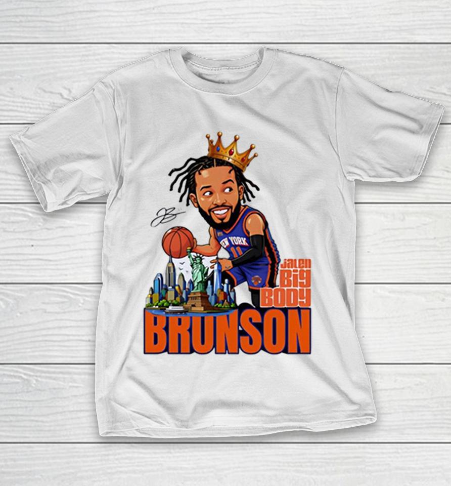 Jalen Brunson New York Knicks Big Body Skyline Shirts 1 Jalen Brunson New York Knicks Big Body Skyline Shirts