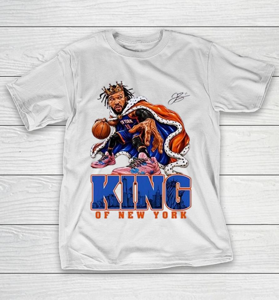 Jalen Brunson New York Knicks King Of New York Crown Cape Shirts 1 Jalen Brunson New York Knicks King Of New York Crown Cape Shirts