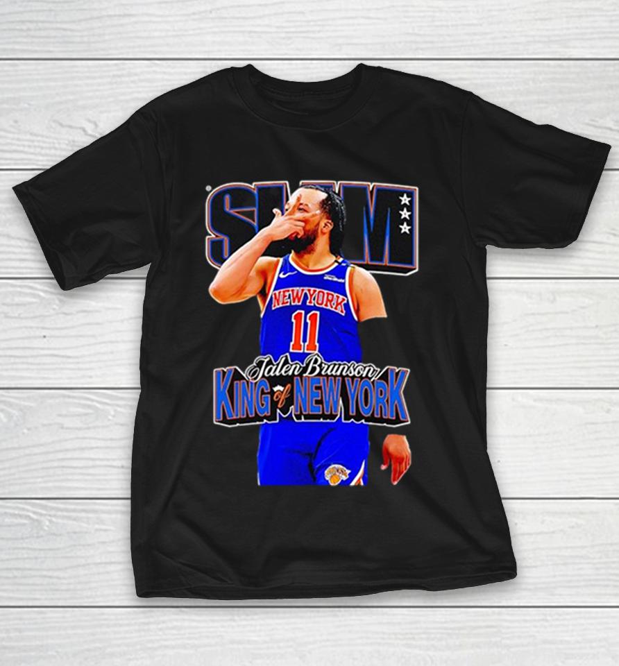Jalen Brunson New York Knicks King of New York SLAM magazine cover Shirts