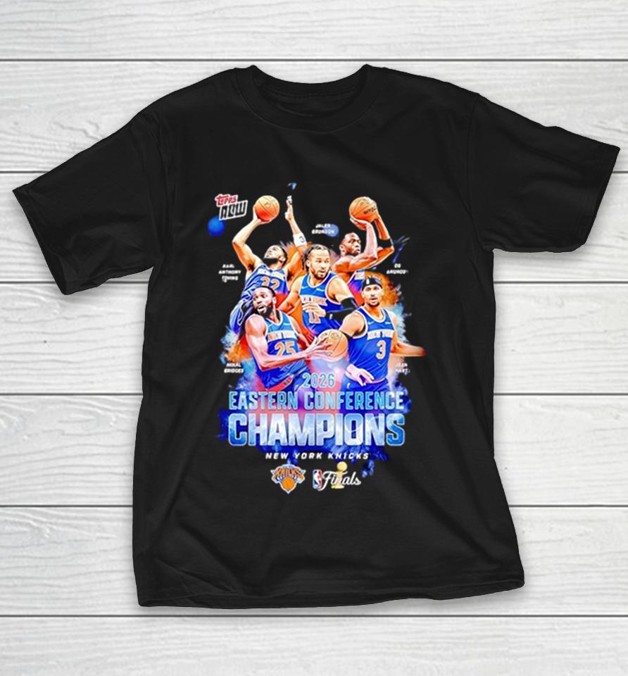 Jalen Brunson New York Knicks Nba 2026 Eastern Conference Champions Shirts 1 Jalen Brunson New York Knicks Nba 2026 Eastern Conference Champions Shirts