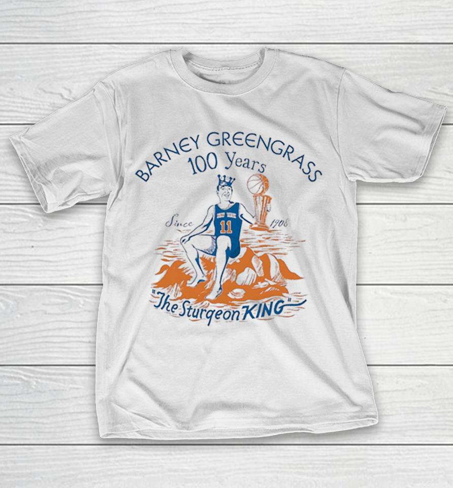 Jalen Brunson New York Knicks NBA Barney Greengrass 100 Years Since 1908 Sturgeon King Shirts