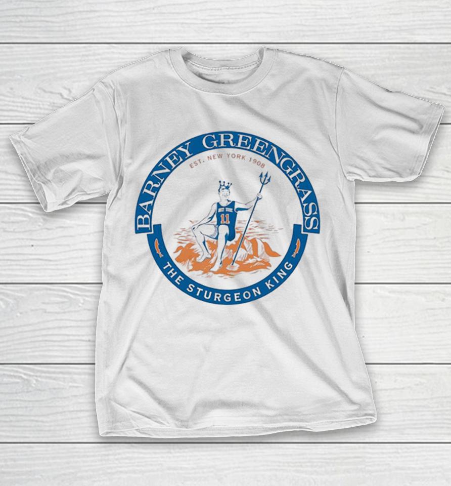 Jalen Brunson New York Knicks NBA Barney Greengrass the Sturgeon King est 1908 Shirts