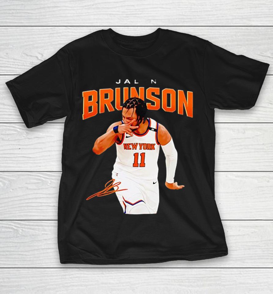 Jalen Brunson New York Knicks Nba Basketball Player Signature Art Graphic Shirts 1 Jalen Brunson New York Knicks Nba Basketball Player Signature Art Graphic Shirts