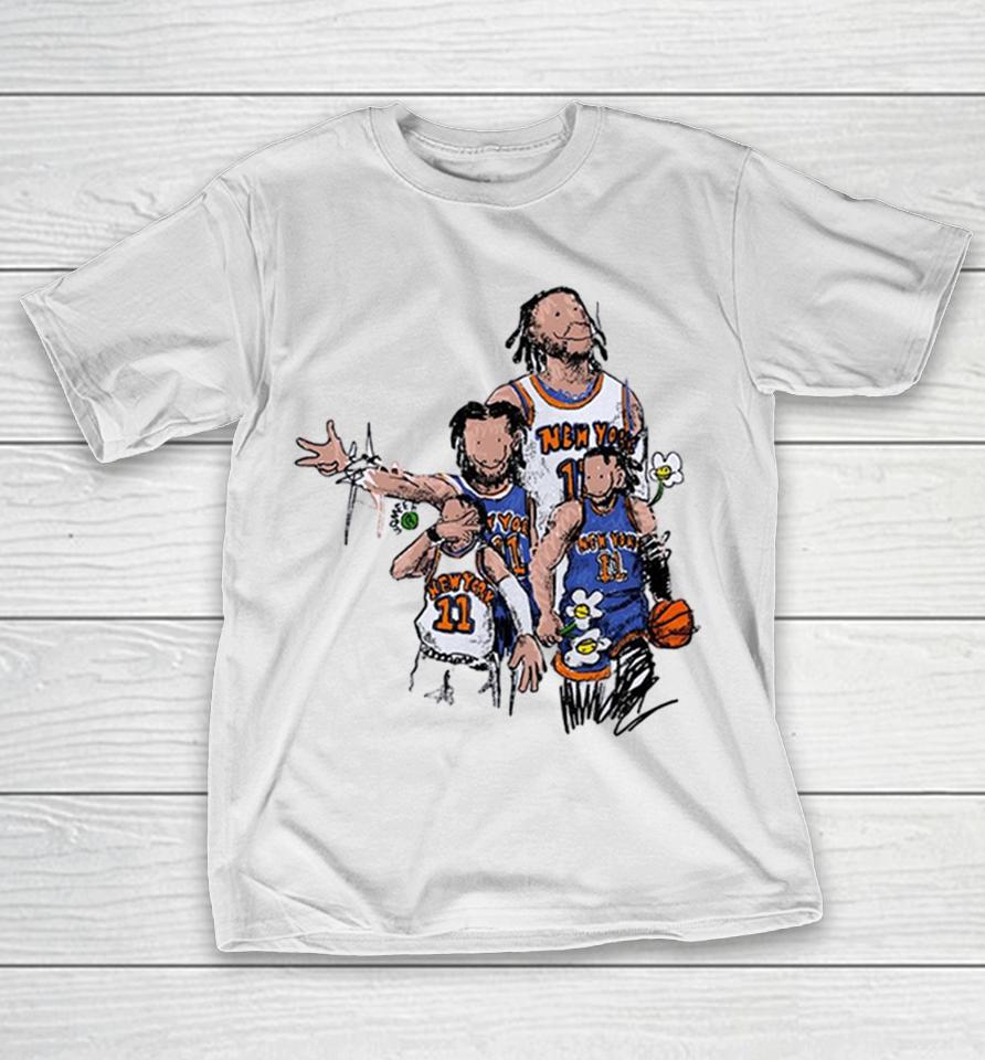 Jalen Brunson New York Knicks NBA Jamfee flower basketball Shirts