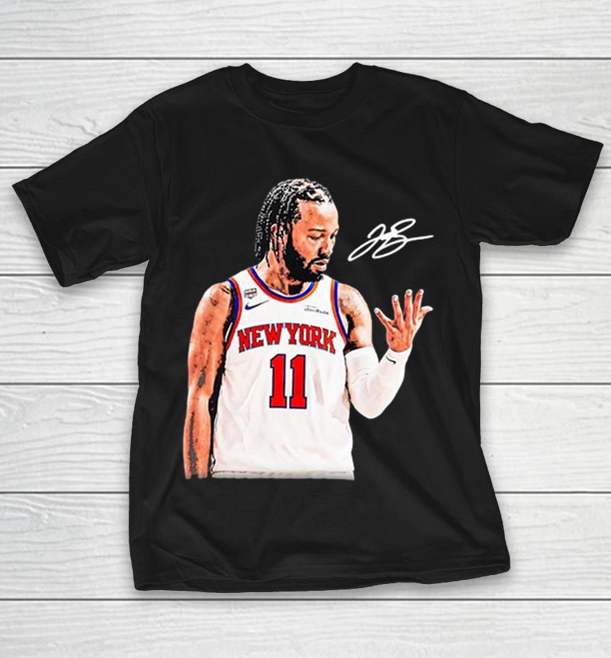 Jalen Brunson New York Knicks Number 11 Autograph Photo Signature Shirts 1 Jalen Brunson New York Knicks Number 11 Autograph Photo Signature Shirts