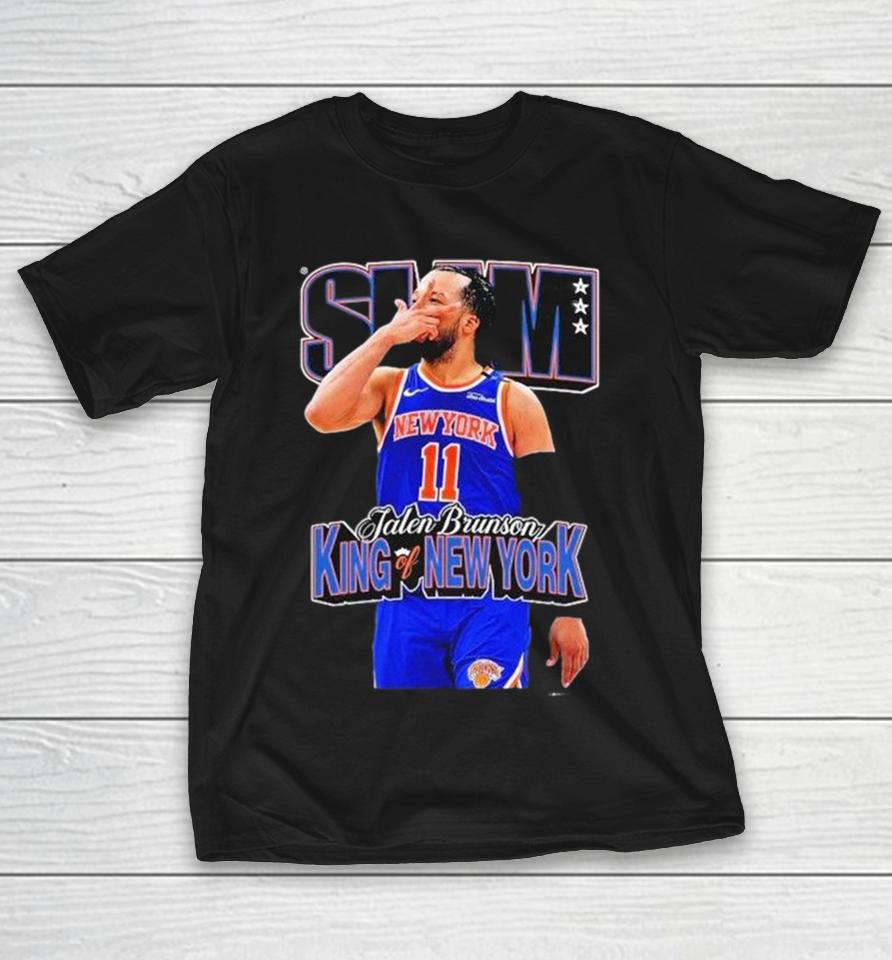 Jalen Brunson Slam King Of New York Knicks Shirts 1 Jalen Brunson Slam King Of New York Knicks Shirts