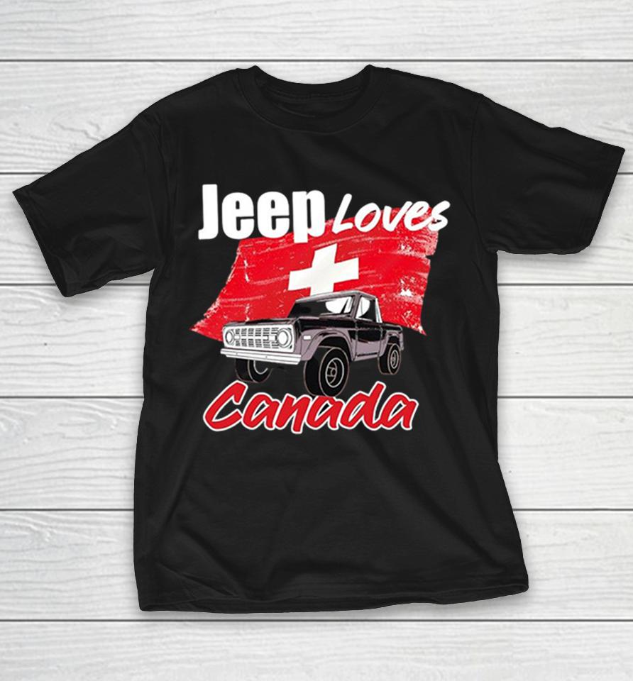 Jeep Loves Canada Swiss Flag Car Shirts 1 Jeep Loves Canada Swiss Flag Car Shirts