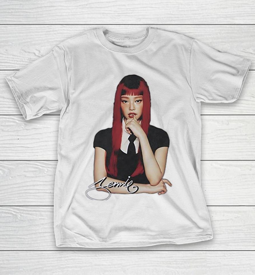 Jennie Kim Blackpink Signature Logo Jennie Blackpink Kpop Idol Fan Art Shirts 1 Jennie Kim Blackpink Signature Logo Jennie Blackpink Kpop Idol Fan Art Shirts