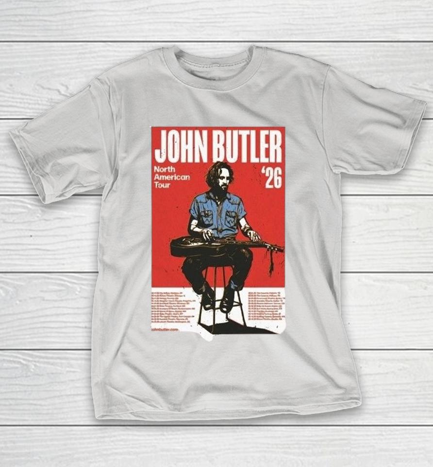 John Butler North America Tour 2026 Dates Guitar Shirts 1 John Butler North America Tour 2026 Dates Guitar Shirts