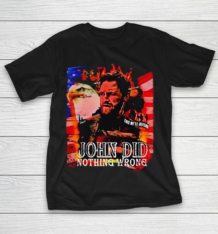 John Walker Falcon And The Winter Soldier Marvel John Did Nothing Wrong Shirts 1 John Walker Falcon And The Winter Soldier Marvel John Did Nothing Wrong Shirts