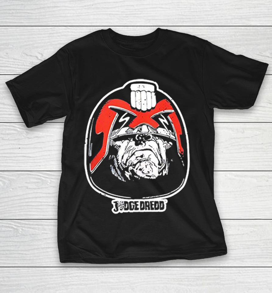 Judge Dredd Comic Book Face Illustration Logo Black Graphic Logo Shirts 1 Judge Dredd Comic Book Face Illustration Logo Black Graphic Logo Shirts